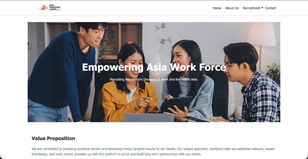 Asia Overseas Labor — Empowering Asia workforce